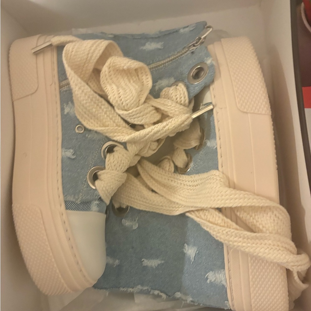 Christianzerotre Denim Sneakers